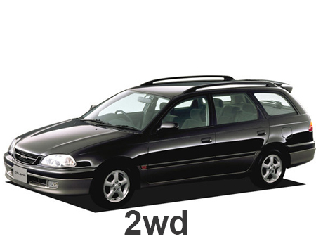 EVA автоковрики для Toyota Caldina (T210) 1997-2002 2WD — t210-2wd